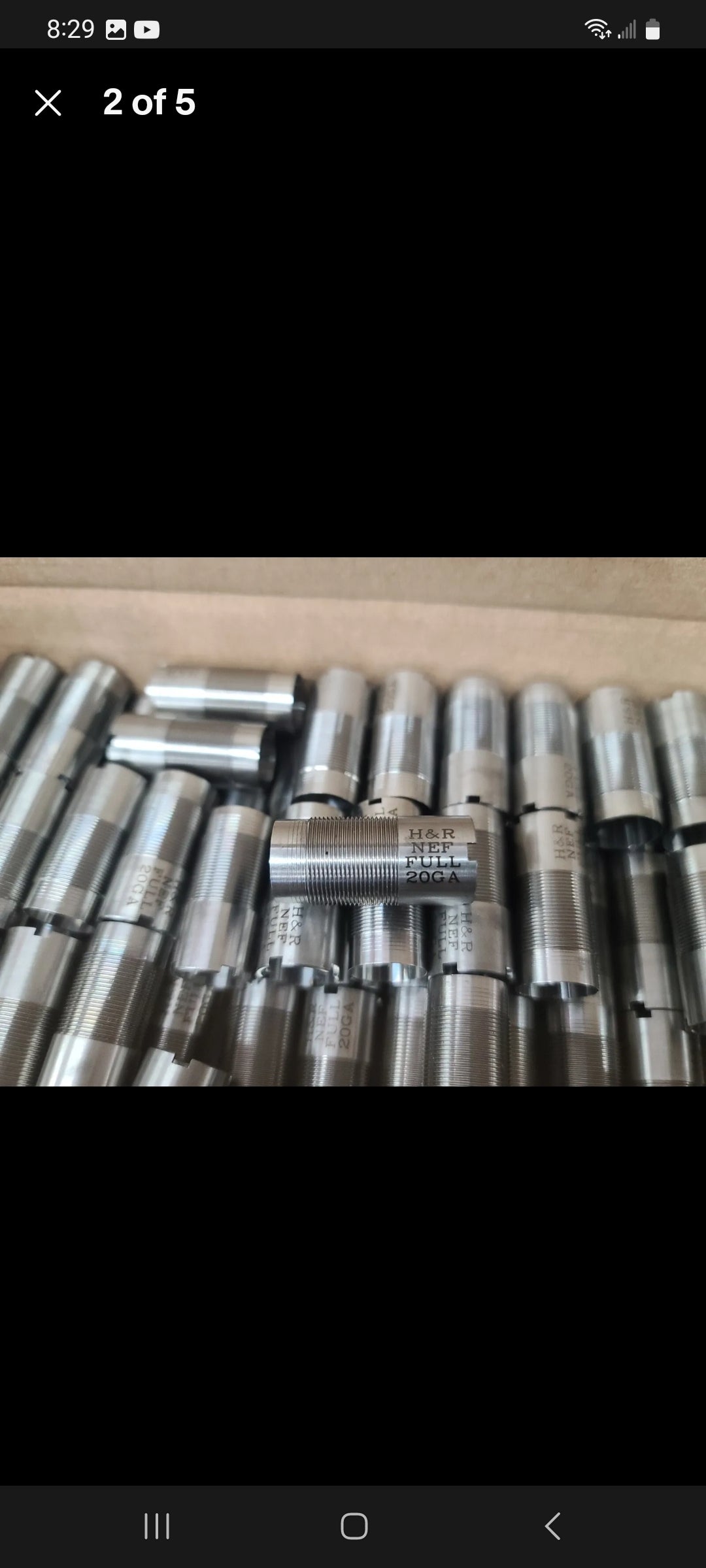 H&R BRAND CHOKE TUBE FULL 20 GA Invector FITS BRO/MOS/WIN/NEF/TS 20 GA (72950)