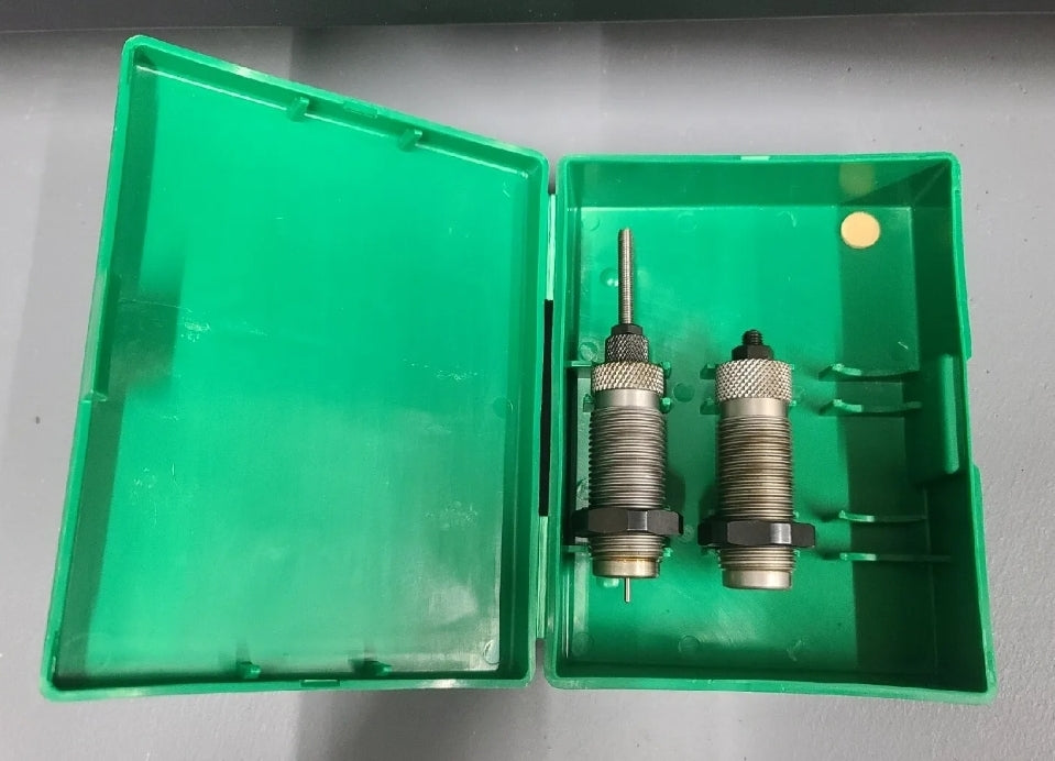 USED RCBS FL DIE SET .218 Bee Full Length Dies 2 Piece FL Reloading Die Set .218 Bee #10001