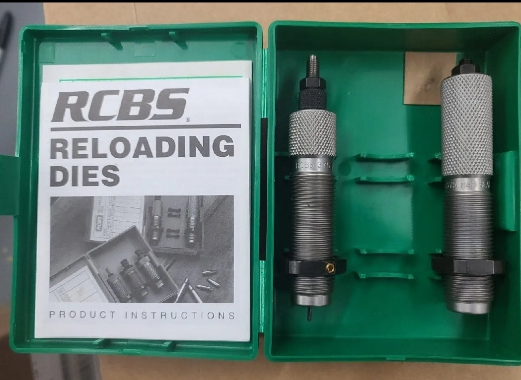 RCBS 2 Die Set for 375 H&H Mag MAGNUM FL FULL LENGTH Die SET #16901