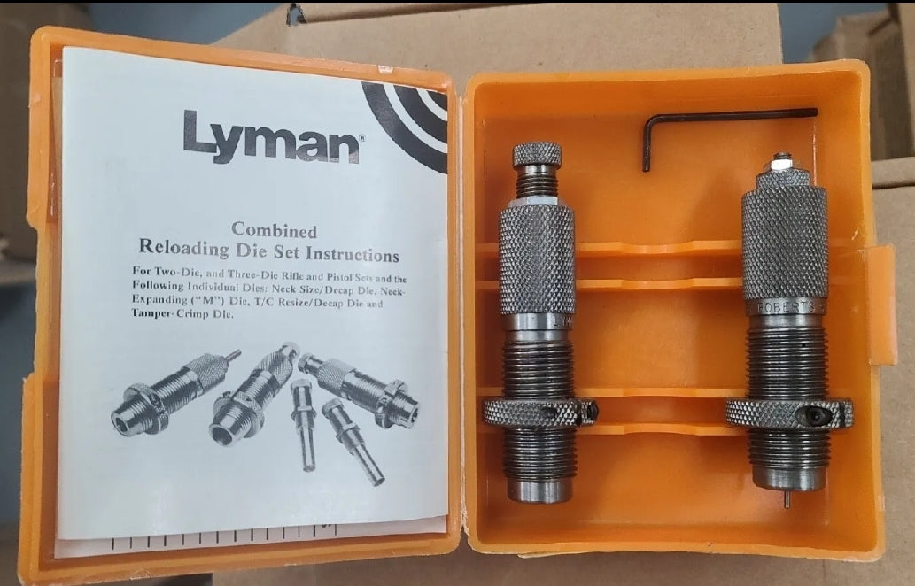 Lyman 257 ROBERTS ROB 450 Reloading Dies #7452287 FULL LENGTH DIE SET ALL AMERICAN