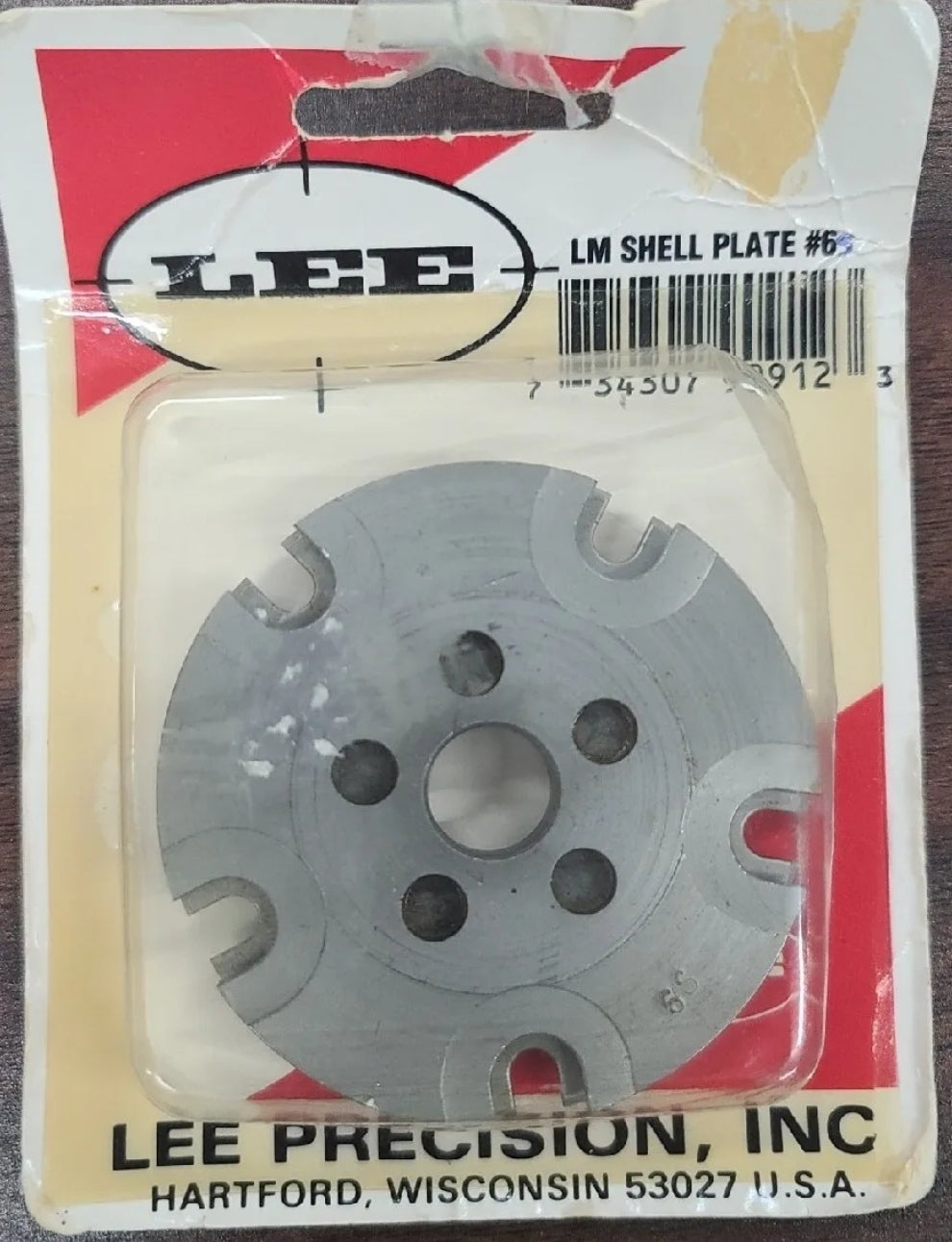 Lee Load-Master Progressive Press Shell Plate 6S 218 Bee/25-20 WCF/32-20 90912