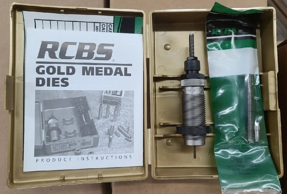 NEW RCBS Gold Medal Dies Neck Bushing Sizer Die .224 Valkyrie #11235