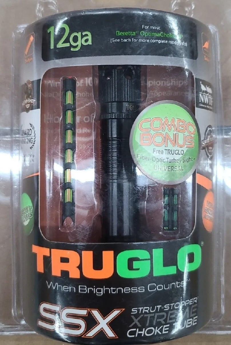 TruGlo X-treme SSX Choke Tube .643 & Sight 12 Gauge Beretta TURKEY #TG154AXC