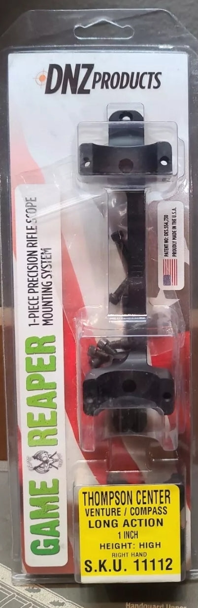 DNZ Game Reaper Scope Mount Thompson Center Venture LONG ACTION High 1" RH
