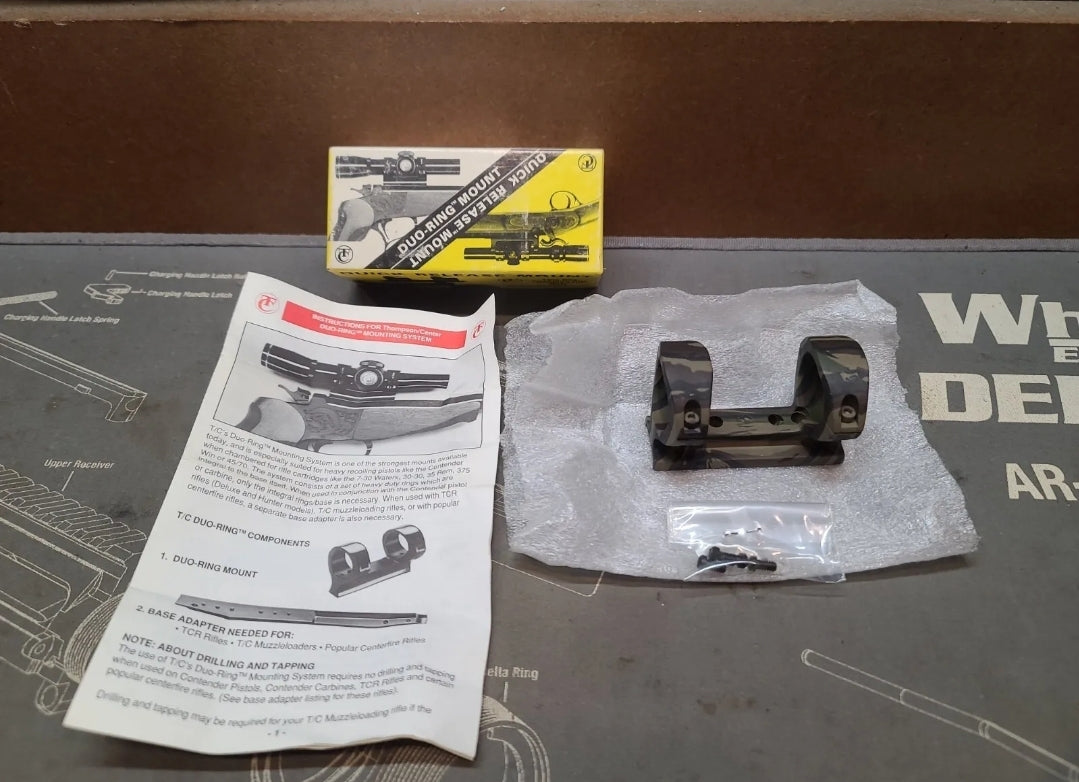 THOMPSON CENTER DUO-RING BASE MED TREE HAWK REAL TREE CAMO 1-PC #9778 NEW IN BOX