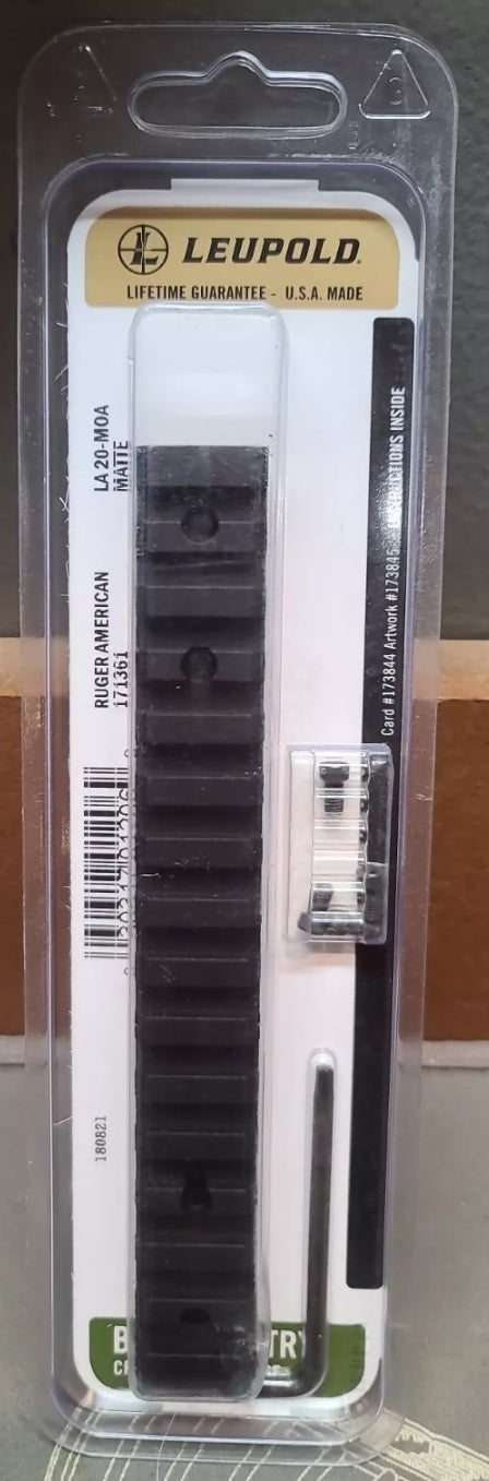 Leupold 171361 Backcountry Cross-Slot RUGER American Long Action 20 MOA PICATINNY