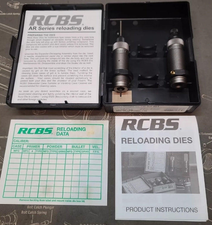 NEW RCBS Reloading .204 Ruger Small Base Taper Crimp 2 Die Set 10307