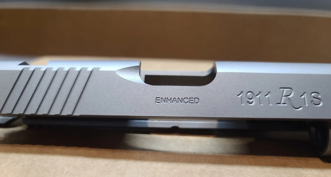 NEW REMINGTON 1911 R1S ENHANCED COMMANDER STAINLESS SLIDE 4¼" 45ACP #R96360