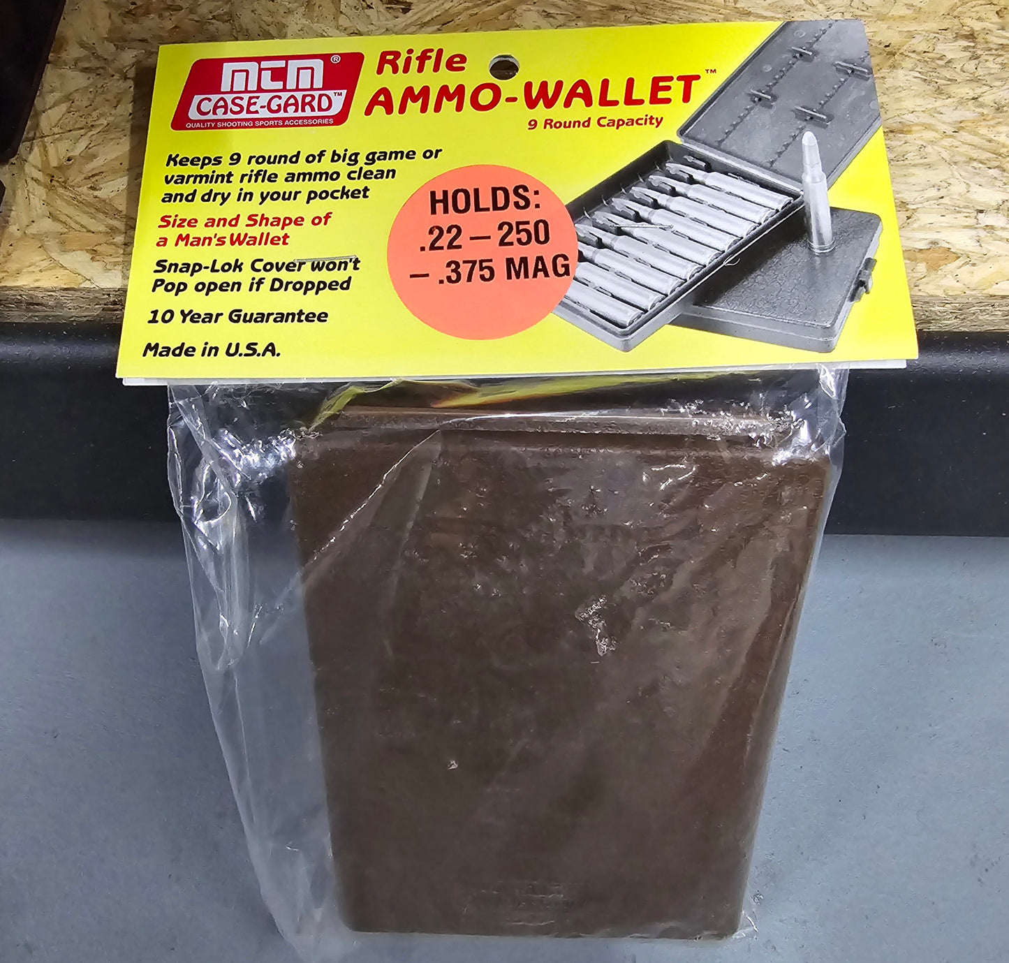 MTM CASE-GARD Rifle Ammo Wallet 9RD 22-250 to 375 MAG W-9-LM-70