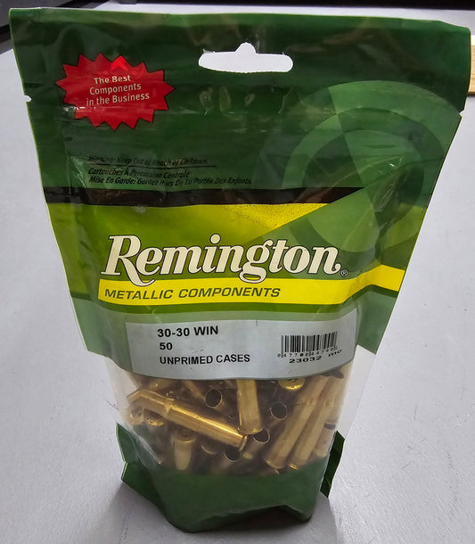 Remington 30-30 WINCHESTER UNPRIMED BRASS CASES 50 QTY #23032