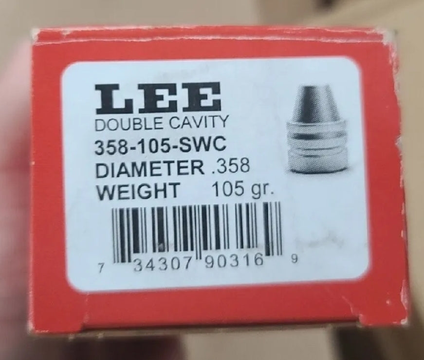 Lee Precision 2-Cavity Bullet Mold .358 Diameter 38 Special 357 Magnum 38 Colt S&W 90316