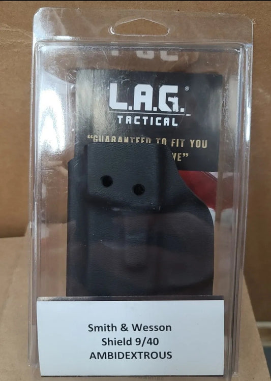 L.A.G. Tactical, Inc. Defender Holster Ambidextrous F SMITH WESSON S&W SHIELD 9 & 40