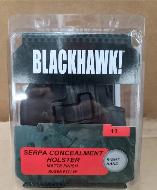 Blackhawk Serpa Gun Ruger P85/89 Concealment Holster #11 Right Black BH410511BKR