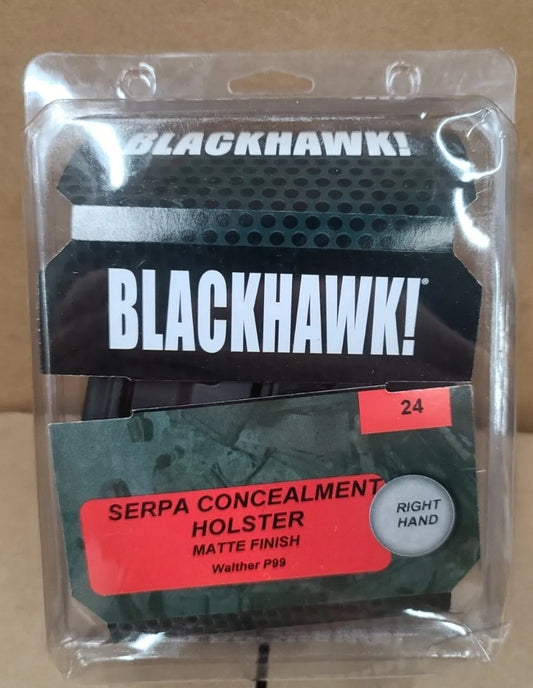 Blackhawk 410524BK-R Level 2 Right Hand Walther P-99 SERPA CQC Concealment Holster