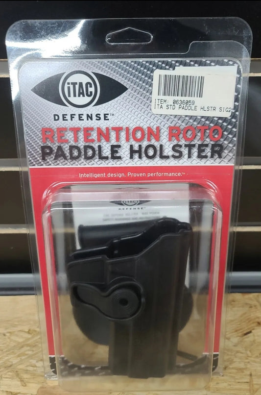 iTAC RETENTION Paddle Roto Holster Right Hand Sig Sauer P250, Compact, Carry #0636059
