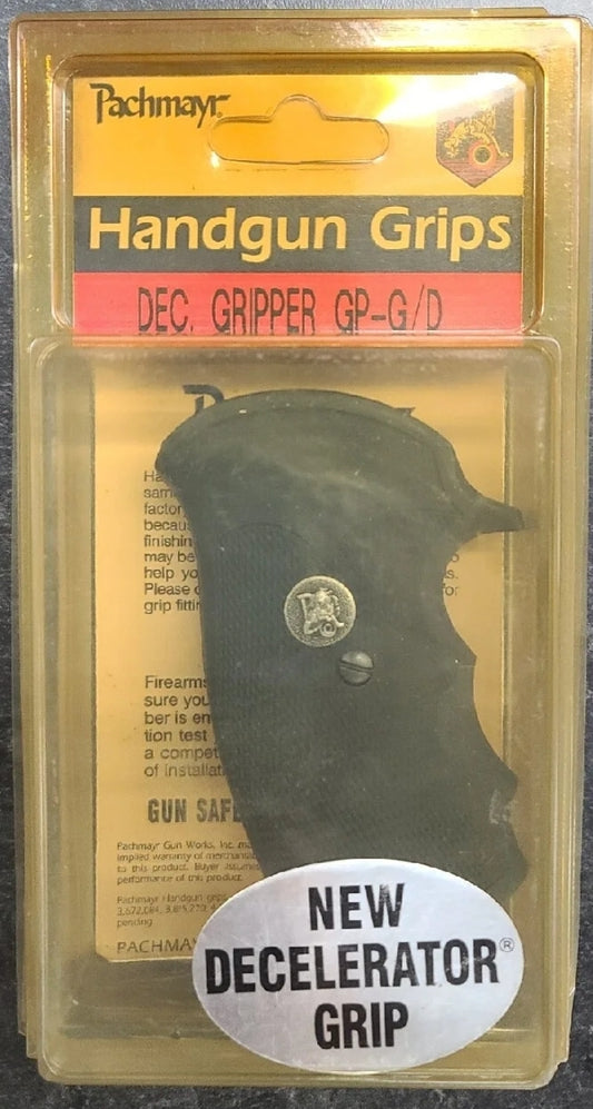 Pachmayr GRIPPER 05130 GP-G/D Decelerator Grip Black RUGER GP100, 141, 160