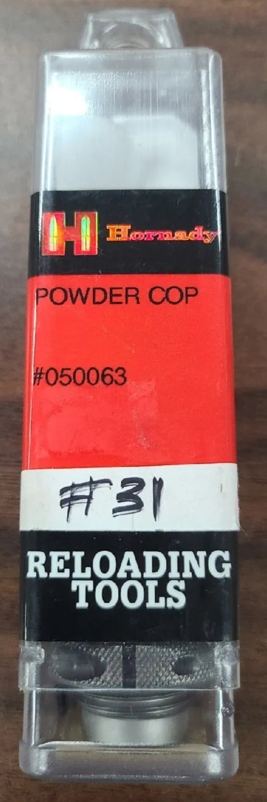 Hornady Powder Cop Measure Powder Types Silver Matte #050063 Reloading Tool