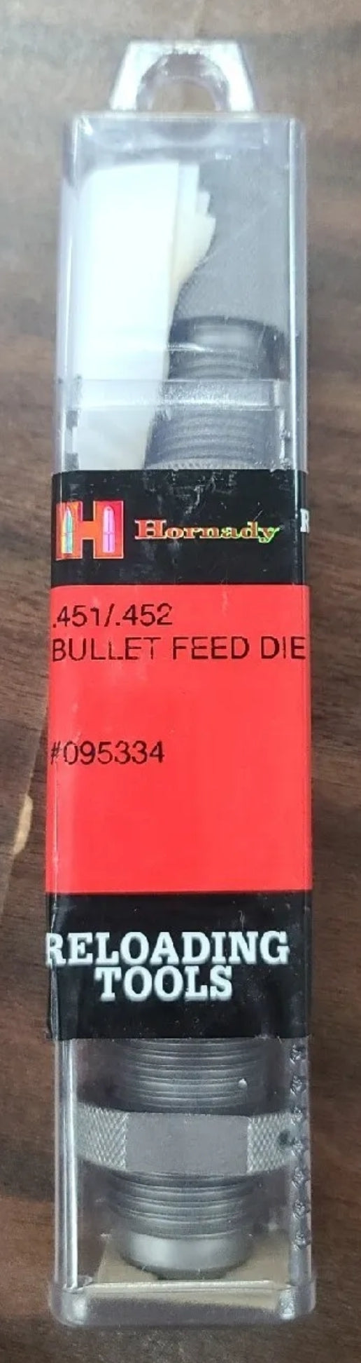 Hornady 95334 Lock-N-Load Feeder Die Steel .45 Caliber .451" Diameter