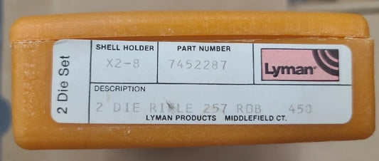 Lyman 257 ROBERTS ROB 450 Reloading Dies #7452287 FULL LENGTH DIE SET ALL AMERICAN