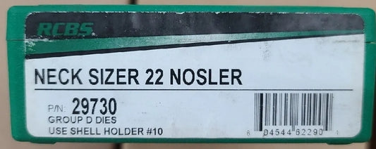 RCBS 29730 Neck Sizer Die Group D .22 Nosler Reloading Die Decapping Unit