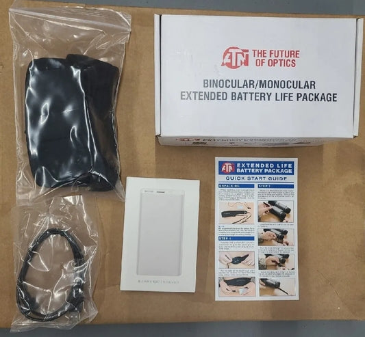 ATN Extended Battery LIfe Package: 10,000 mAh for Monocular / Binoculars