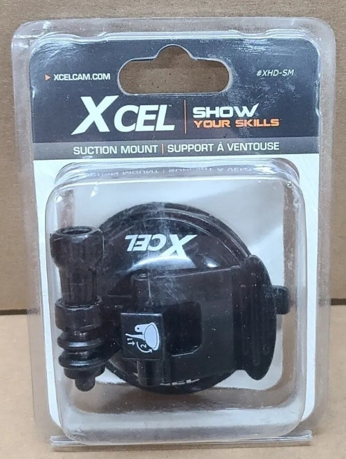 Xcel Action Camera Suction Mount Heavy Duty Attachment Support Black XHD-SM
