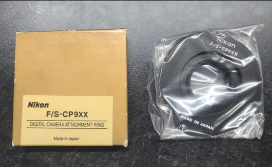 Nikon FS-CP9XX Digiscoping Attachment Ring JAPAN MADE NEW IN BOX! FOR COOLPIX