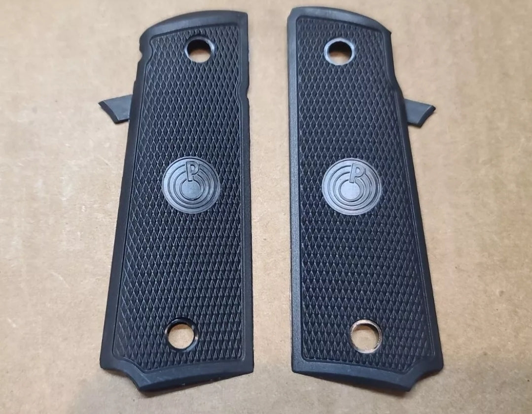 NOS OEM PARA ORDNANCE 1911 GRIPS BLK FULL SIZE Double Stack 45 ACP P14, P16, P18