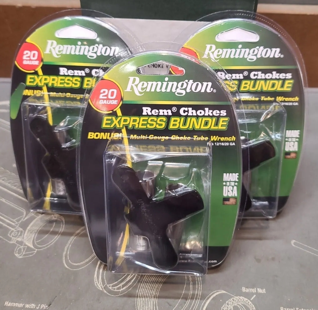 Remington 20 Gauge Rem Choke Express Bundle With Wrench IC And Full Chokes 19794