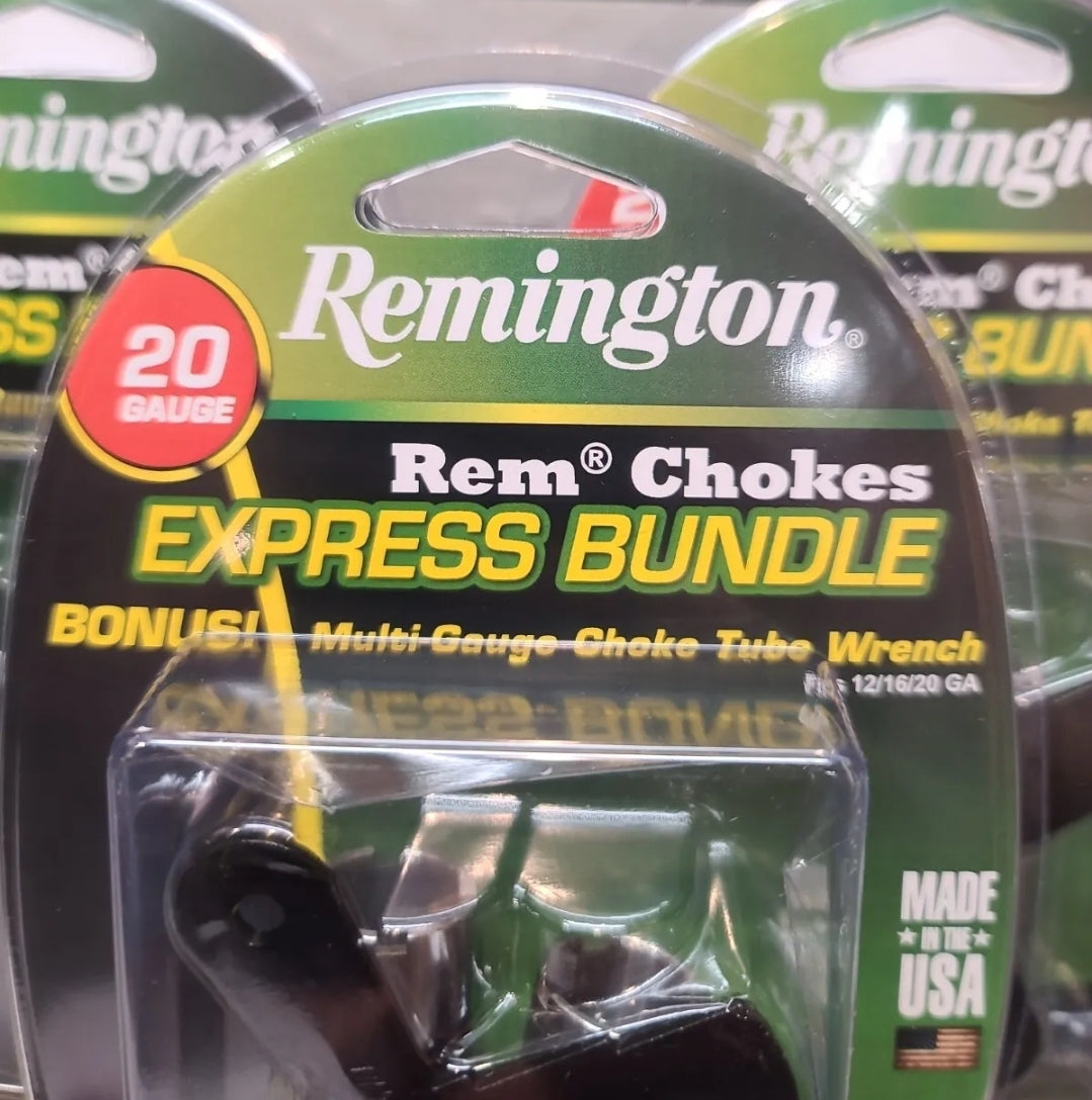 Remington 20 Gauge Rem Choke Express Bundle With Wrench IC And Full Chokes 19794