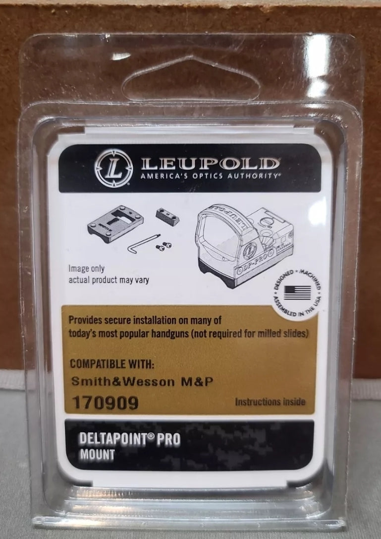 NEW Leupold DeltaPoint Pro Smith Wesson SW MP Dovetail Mount 170909 RMR