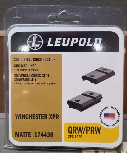 LEUPOLD 174436 QRW/PRW 2PC Base Winchester XPR Matte