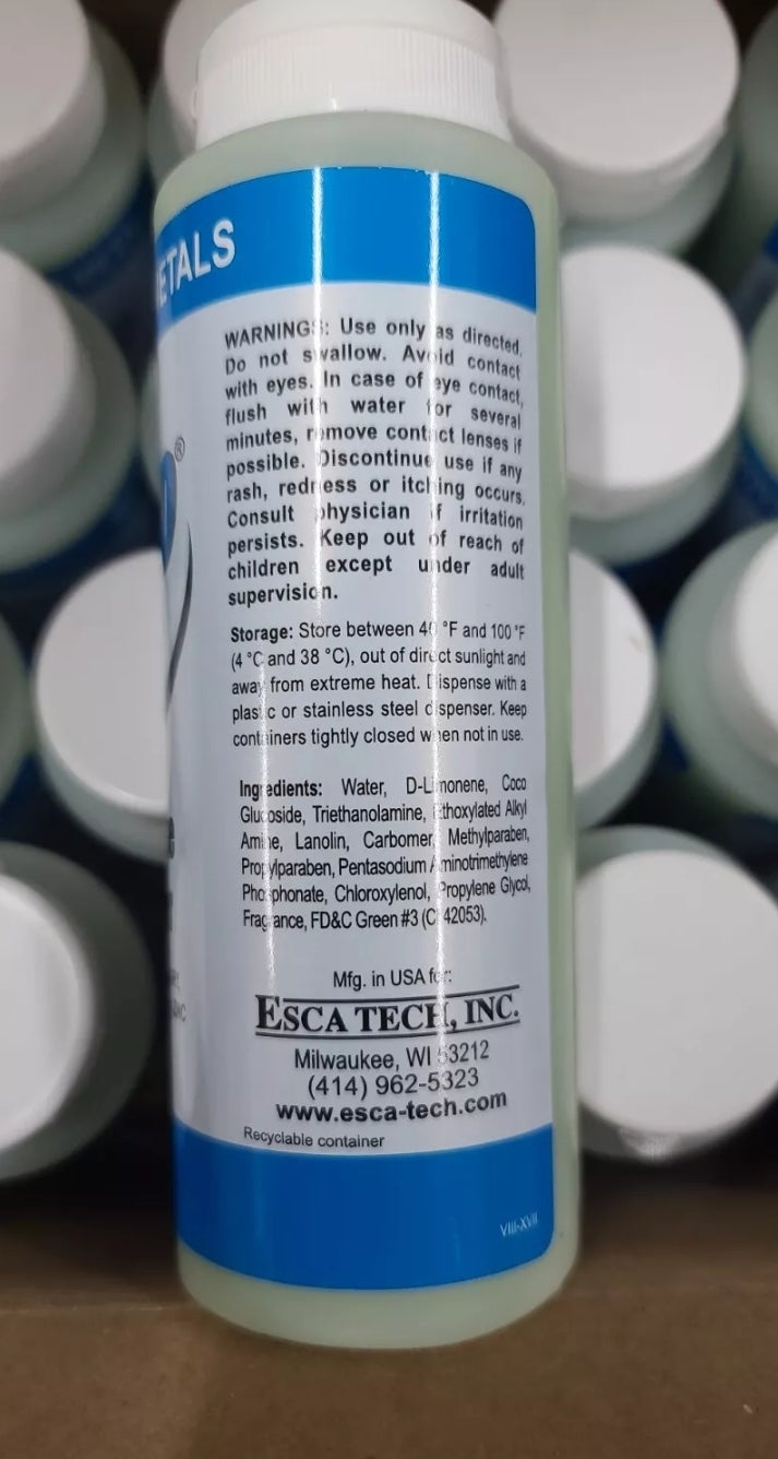 NEW! D-LEAD 4460ES-008 Hand Cleaner WIPE OR RINSE 1-8oz Bottle REMOVES LEAD!