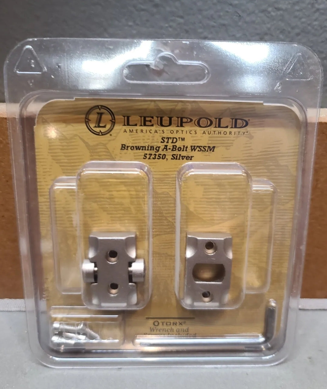 Leupold Browning A-Bolt WSSM 2-Piece Scope Mount Silver STAINLESS Steel #57350