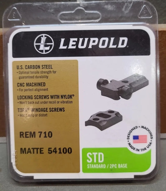 Leupold Standard 2 Piece Mount Base, Remington 710 STD Matte Black #54100