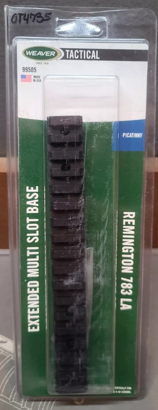 Weaver Base Extend Multi-Slot Remington 783 Long Action Matte (6-48) 99505 PICATINNY