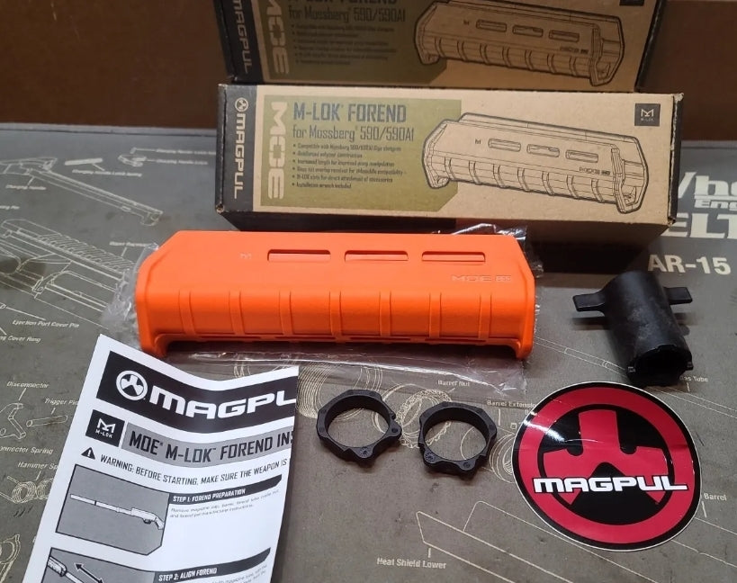 MAGPUL M-LOK Forend Mossberg 590/590A1 12GA MAG494-ORG ORANGE