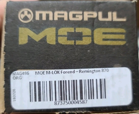 Magpul MAG496 Drop-in M-Lok Forend for Remington 870 12 Gauge Shotgun Orange